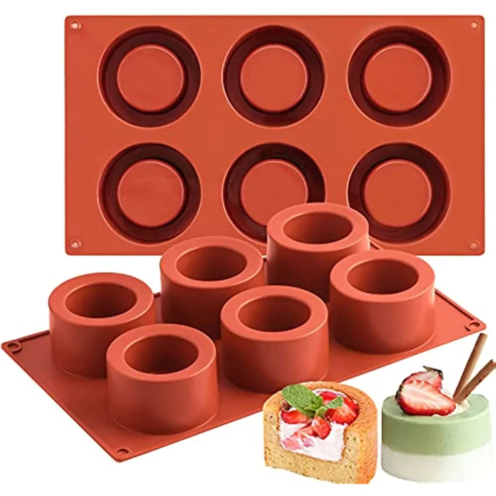 Runde Kuchen Form Kuchen Dekorieren Formen Silikon Form Backen Werkzeuge für Kuchen Mousse Seife Formen 3D Kuchen Tablett Küche Backform