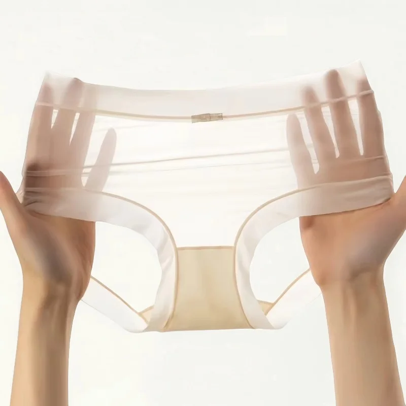 1Pc Slip invisibili Mutandine di seta di ghiaccio Donna Mutandine a vita bassa Biancheria intima ad asciugatura rapida Lingerie sexy Mutande morbide femminili M-XL
