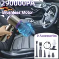 Aspirapolvere per auto ad alta potenza portatile portatile senza fili senza spazzole macchina per la pulizia del motore potente spolverino d'aria per elettrodomestico