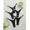 Viomisha 5 pz/set Sexy lettera perizoma mutandine da donna vita bassa tinta unita perizoma intimo femminile intimo traspirante