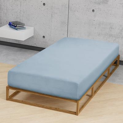 biberna Feinjersey-Spannbetttuch taubenblau, 1x 140x200 cm - 160x200 cm Image
