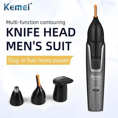 3in1 Rechargeable Nose Trimmer Beard Trimer For Men Micro Shaver Eyebrow Nose Hair Trimmer For Nose