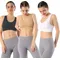 Women Padded Wireless Genie Bra Seamless Push Up Bra Plus Size Underwear Wireless Bra Big Size