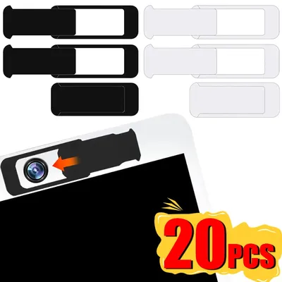 20/12/6/1PCS Webcam Protector Cover Slider Ultra-Thin Camera Blocker Anti-peep Privacy Protectors