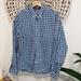 J. Crew Shirts | J. Crew Blue, Green And White Checkered Button Down Slim Fit Size Large | Color: Blue/White | Size: L