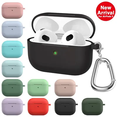 Silikon Schutzhülle Für Apple 2021 Neue AirPods 3 Fall Drahtlose Bluetooth kopfhörer Abdeckung Für Air Pods 3 Abdeckung Zubehör Image