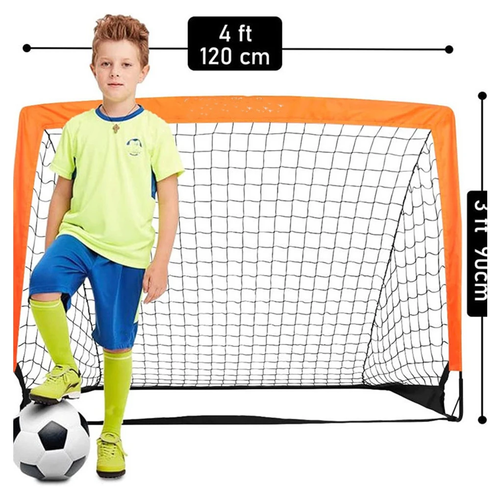 Porta da calcio per sport all'aria aperta per bambini supporto da basket per ragazzi e ragazze porta da calcio portatile Set di telai da calcio in plastica giocattolo