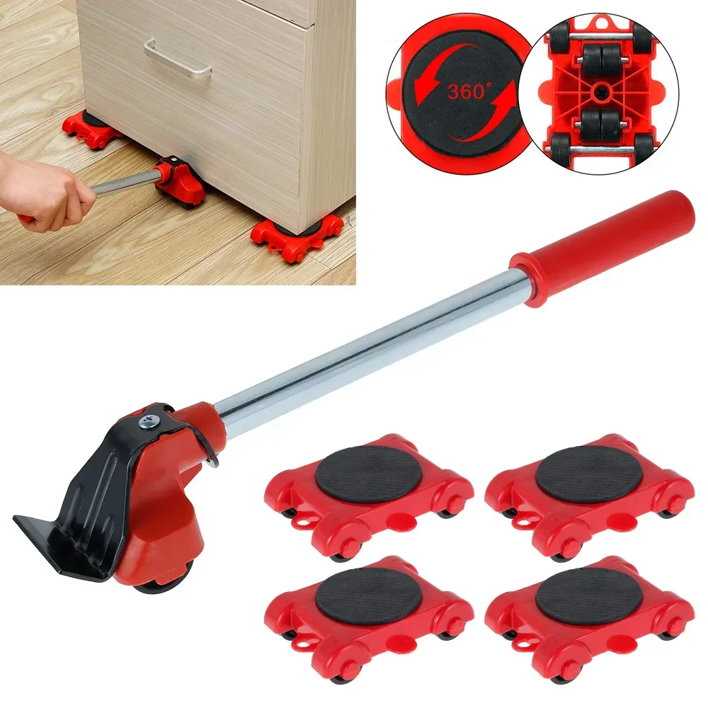 Möbel Moving Transport Roller Set Heavy Duty Möbel Heben Caster Werkzeug Möbel Transport Heber Sliders Roller Werkzeug