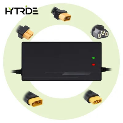 HYTRIDE 58.8V 8A Lithium Battery Charger 14S 52V Li-ion Battery Smart Protection Charger 3P/XT60/XT90 Plug, CE Certified