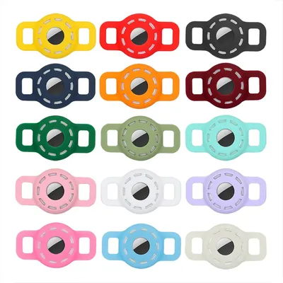 Pet Silicone Protective Case GPS Finder Dog Cat Collar Loop for Apple Airtags for Apple Locator Tracker Anti-lost Device