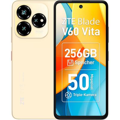 ZTE Smartphone "Blade V60 Vita", gold (champagne gold), 256 GB, Mobiltelefone