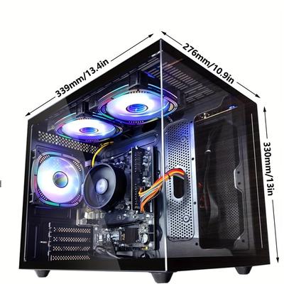 TEMU - Gaming Desktop Computer- 5 5600g 6 3.9ghz- 16gb Ddr4 Ram- 512g Ssd M.2 Nvme- - Gaming Pc