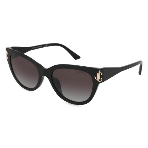 Jimmy Choo 0JC5018U Damen-Sonnenbrille Vollrand Cateye Acetat-Gestell, schwarz