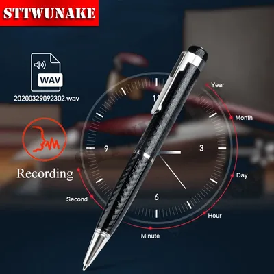 Digital Voice Recorder Pen Portable USB MP3 Playback Mini Voice Recording for Lectures Meetings