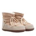 INUIKII Stiefel & Boots - Classic - Gr. 39 (EU) - in Beige - für Damen - aus Lammfell & Lammfell & Gummi & Leder