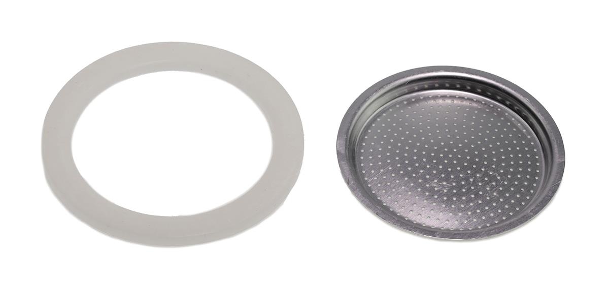 Bialetti 800411 Filter + Dichtung für Venus 4 Tassen Espressokocher Image