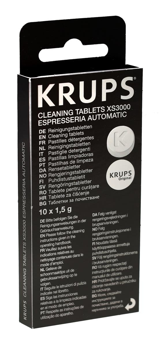 Krups XS3000 Reinigungstabletten für Kaffeevollautomaten Espressomaschinen Image