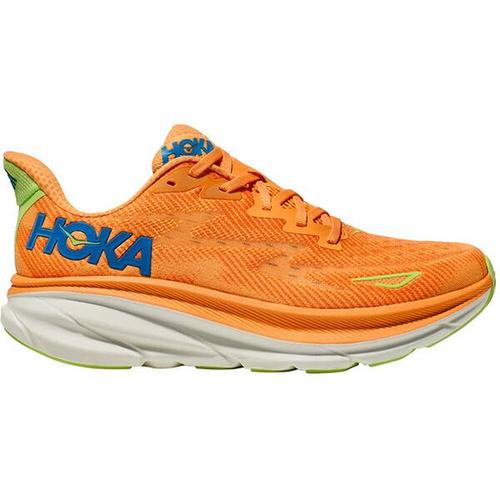 HOKA Herren Laufschuhe CLIFTON 9, Größe 43 ⅓ in Orange