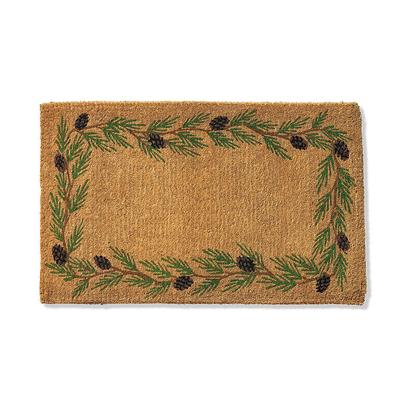 Autumn Border Monogram Door Mat - 30" x 48", O - Frontgate