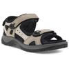 Trekkingsandale ECCO "OFFROAD", Damen, Gr. 35, beige (hellbeige, schwarz), Nubukleder, Textil, sportlich, Schuhe, Outdoorschuh, Sommerschuh, Freizeitsandale, in sportlicher Optik