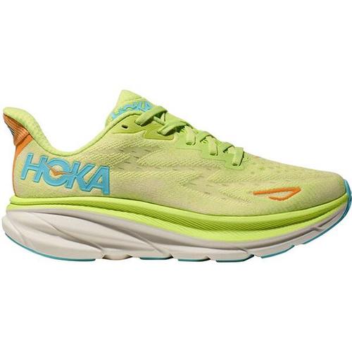 HOKA Damen Laufschuhe CLIFTON 9, Größe 42 in Grün