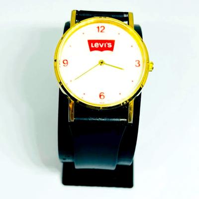 Levi's Accessories | Levi’s Rare Vintage Wind Dial Watch | Color: Black/Gold | Size: Os