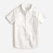 J. Crew Shirts & Tops | J.Crew Kids' Short-Sleeve Stretch Poplin Button-Down Size 4-5 | Color: White | Size: 4/5