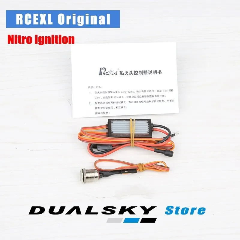 RCEXL V2 Universalhut On Board Glow System Methanol Motorzündung mit LED-Anzeige für Flugzeug RC