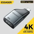 Essager Adattatore USB tipo C a HDMI DP VGA Mini DP Convertitore di trasmissione video HD 4K a 120Hz 8K a 60Hz per MacBook TV Box PC portatile