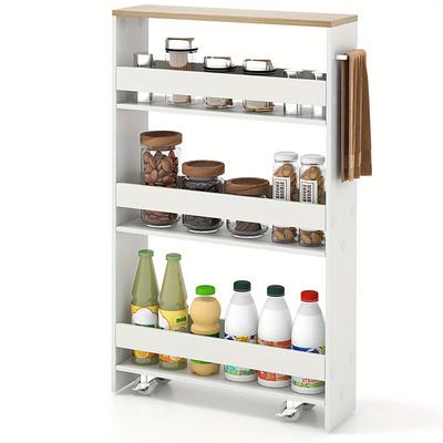 TEMU Safstar 4-tier On Wheels W/ Open Shelves Space-saving Utility Cart