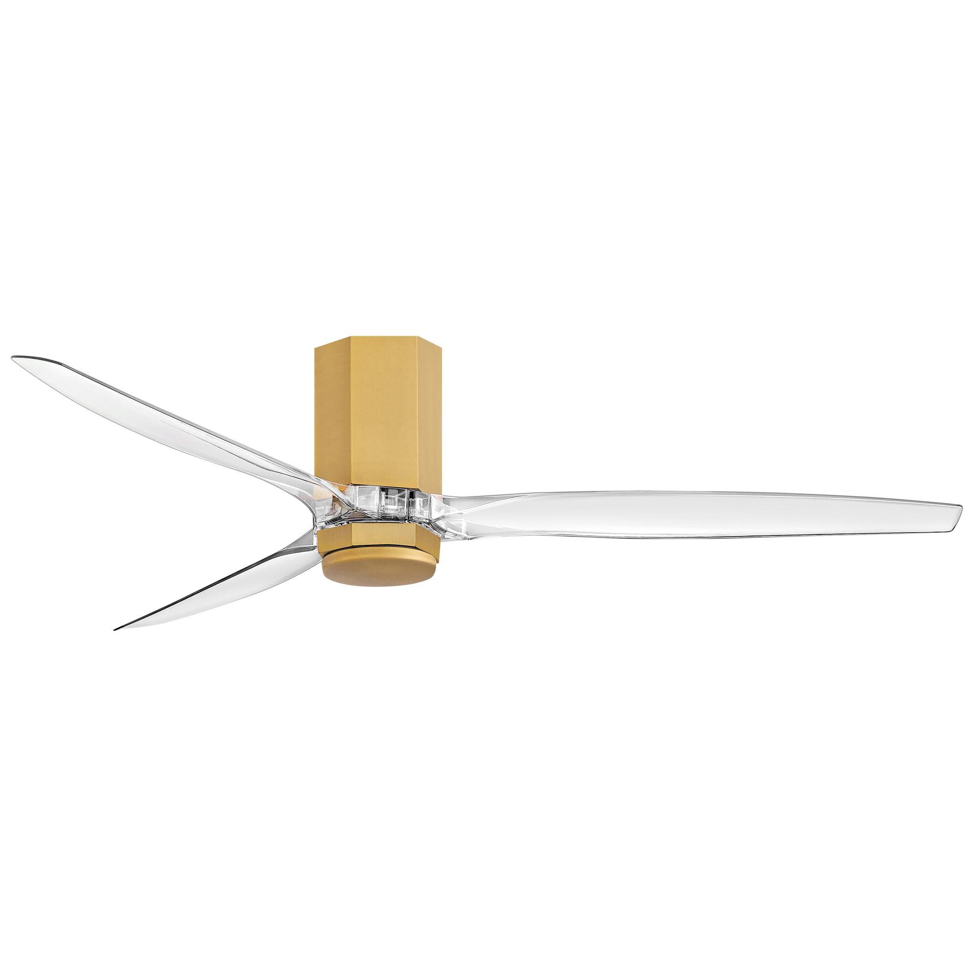 Hinkley Lighting Facet 52 Inch Flush Mount Fan with Light Kit - 905860FHB-LDD