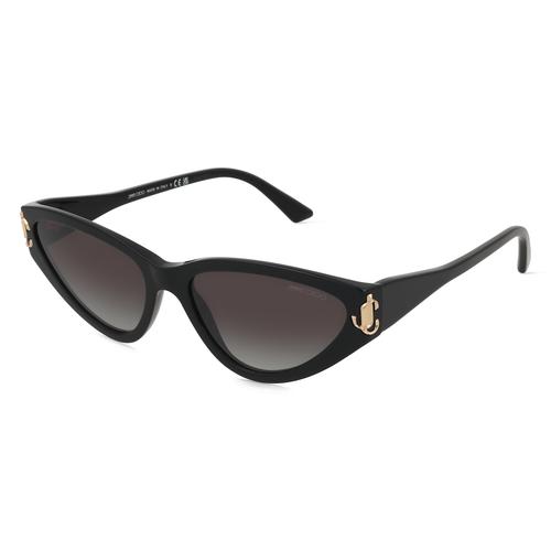 Jimmy Choo 0JC5019 Damen-Sonnenbrille Vollrand Cateye Acetat-Gestell, schwarz