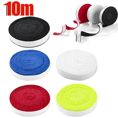 10m Badminton Tennis Racket Overgrips 3cm Wide Anti Skid Microfiber Racket Grip Super Absorbing