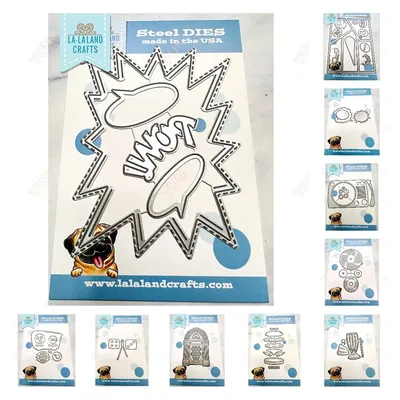Comic Book Retro Radio Turntable Hamburger Metal Cutting Dies Scrapbook Diary Decoration Embossing Template DIY Greeting Card