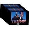 10 Pack Trump Assassination You Missed Stronger Trump Survived Shot Trump 2024 Ear Bullet-Proof PA Pennsylvania Rally Shot Shooting Survivor Fight Strong Stickers Laptop Bumper Decal Car Stickers