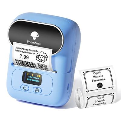 PhomemoM110 Mini Portable Barcode Label Clothing Price Tag Tag Tag Sticker Thermal Label Printer
