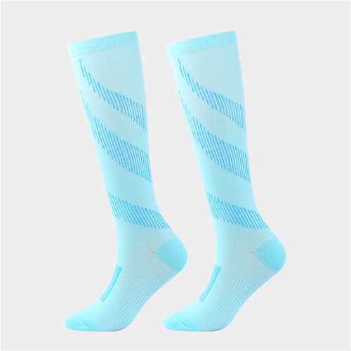 Kompressionsstrümpfe Sportsocken laufsocken 1 Paar Farbblock Herren Socken Rutschfest Atmungsaktiv Schweißableitend Komfortabel Fitnesstraining Basketball Laufen Joggen Radsport Sport Farbblock Image
