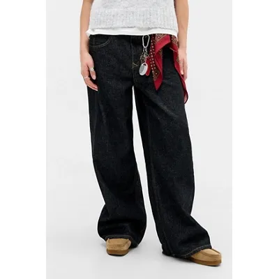 BDG Jaya Baggy Black Jeans - Black 26W 30L at Urban Outfitters