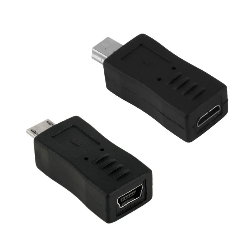 Micro USB Weiblichen Zu Mini USB Männlichen Adapter Ladegerät Converter Mini USB V3 Zu Micro USB V8 Adapter für Mobile telefon Android MP3 Image