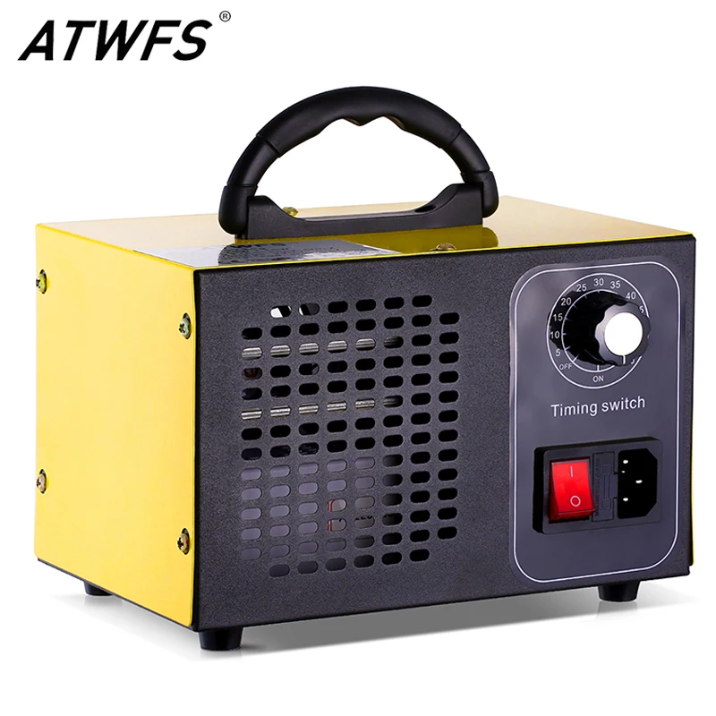 ATWFS Generatore di Ozono 220v 60g Purificatore D'aria Ozonizzatore Casa Ozon Cleaner Rimuovere L'odore O3 Ozonizador