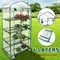 Four Floors Green Household Plant Greenhouse Mini Garden Warm Room PVC 155x69x49CM Frame Shelf is