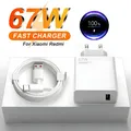 Cavo caricabatterie ultra veloce 6A 67W per Xiaomi 11 12 Lite 13T Redmi Note 10 11T 12T 13 POCO X3 X4 F4 Cavo USB tipo C a ricarica rapida