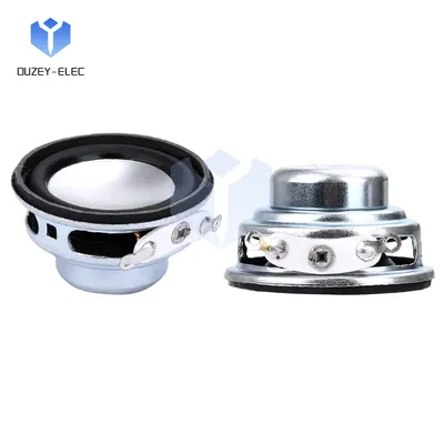 32mm Internal Magnetic Subwoofer Small Speaker 4Ω 3W Full-range Potentiometer Mini Audio Speaker