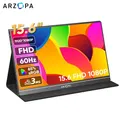 Arzopa Monitor portatile FHD 1080P da 15,6'' con HDMI USB IPS Secondo monitor esterno per PC portatile Mac Switch Xbox ps4, tavolo S1