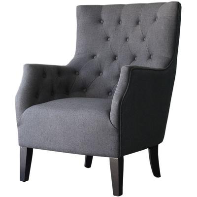 Skandinavischer Sessel aus Stoff 'Duchesse' - 76 x 83 x 100,5 cm - Grau Image