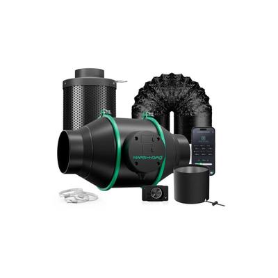 IFresh Combo 4-Zoll Smart Inline-Kanalventilator und Kohlefilter Mars Hydro Image