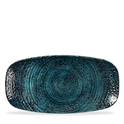 Churchill Homespun Chroma Blue Platte Rechteckig 29.8X15.3Cm, 12 Stück Image
