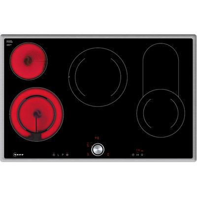 NEFF Elektro-Kochfeld "T18BT16N0", silber (edelstahlfarben), B:79,5cm H:4,8cm T:51,7cm, Kochfelder, mit intuitiver Twist Pad Bedienung Image