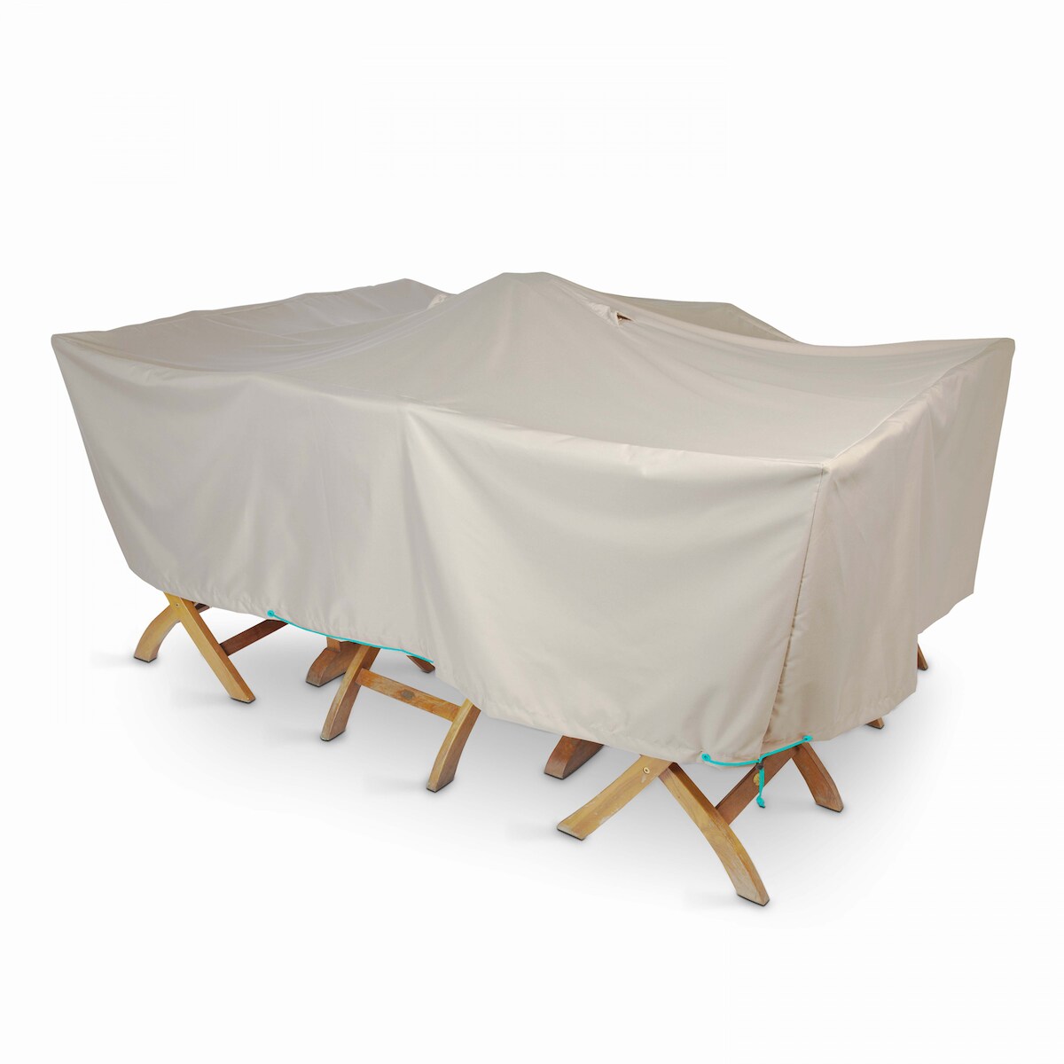 Oviala Business Husse Gartentisch 200 x 130 cm taupe Image