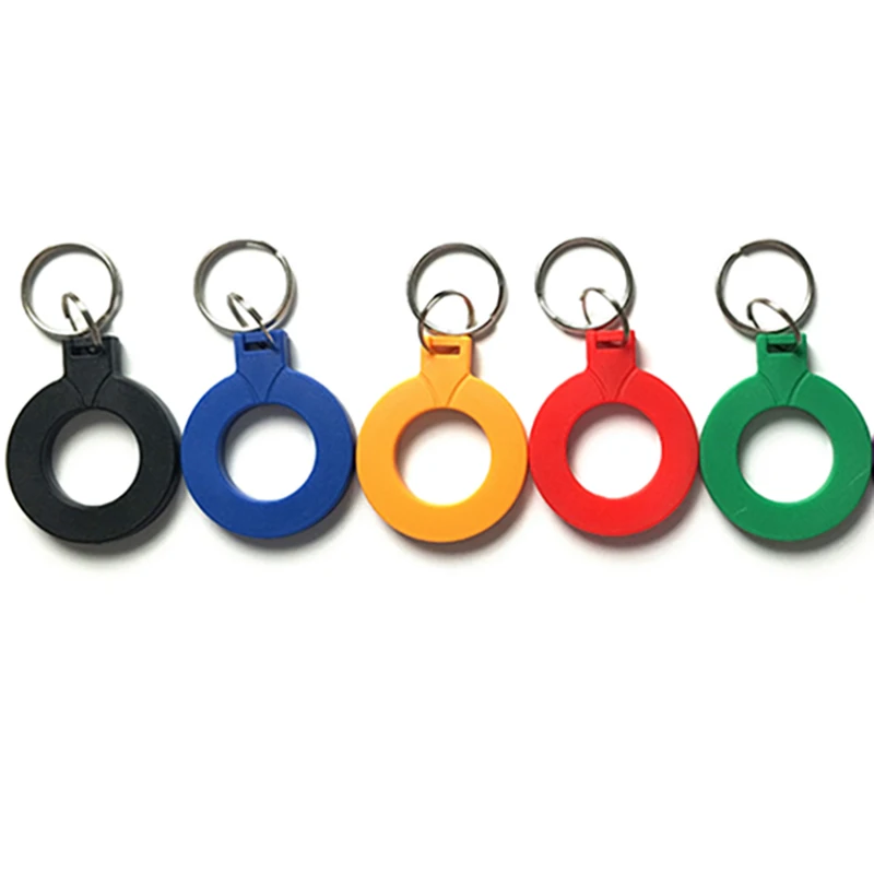 RFID 125 kHz EM4305 T5577 Blanko-Schlüsselanhänger, Chip-Ring, Münzkarten, Tags, Schlüsselanhänger, Kopieren, wiederbeschreibbar, beschreibbar, wiederbeschreibbar, Duplikat, 125 kHz Image